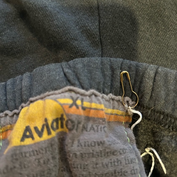 Aviator Nation Gray Joggers with Multicolor Logo - Picture 7 of 7